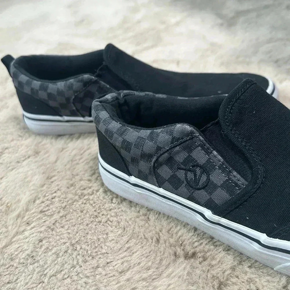 Vans Classic Slip-On, checkered black and gray Size 7.0 - Picture 2 of 6